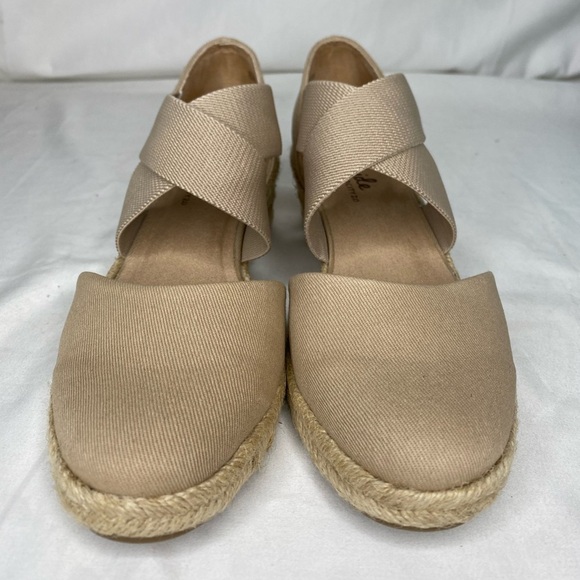 - life Stride Velocity Keaton taupe Wedge canvas 9.5W - Picture 10 of 13